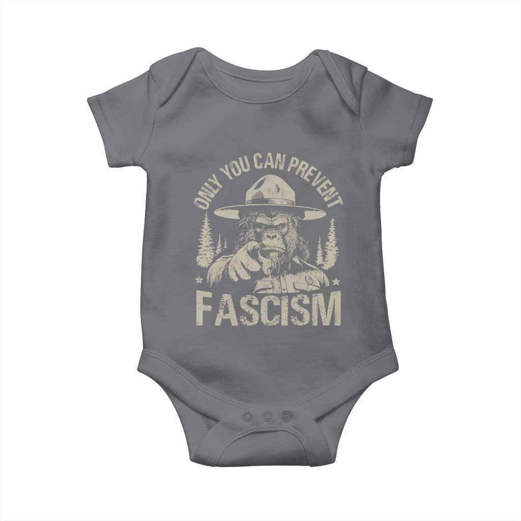 Save Our National Parks Bigfoot Baby Onesie Vintage Forest TS11 Charcoal Print Your Wear
