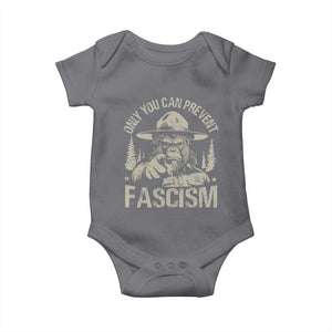 Save Our National Parks Bigfoot Baby Onesie Vintage Forest TS11 Charcoal Print Your Wear