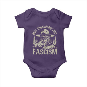Save Our National Parks Bigfoot Baby Onesie Vintage Forest TS11 Purple Print Your Wear