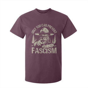 Save Our National Parks Bigfoot T Shirt For Kid Vintage Forest TS11 Maroon Print Your Wear