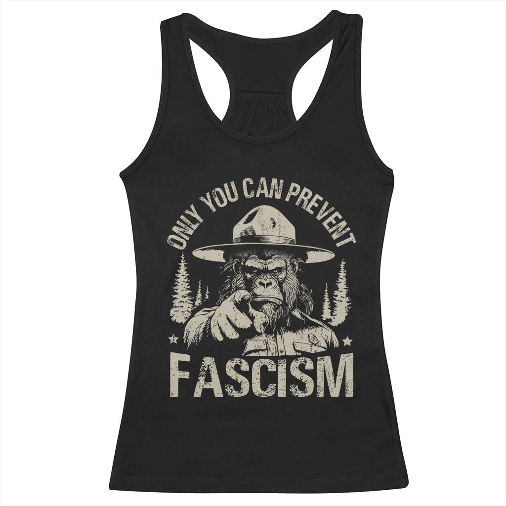 Save Our National Parks Bigfoot Racerback Tank Top Vintage Forest TS11 Black Print Your Wear