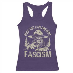 Save Our National Parks Bigfoot Racerback Tank Top Vintage Forest TS11 Purple Print Your Wear