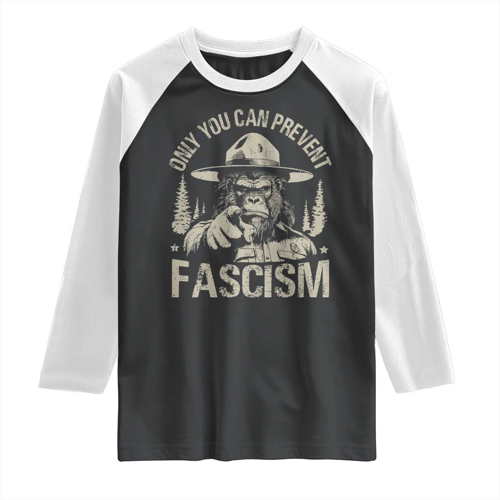 Save Our National Parks Bigfoot Raglan Shirt Vintage Forest TS11 Black White Print Your Wear