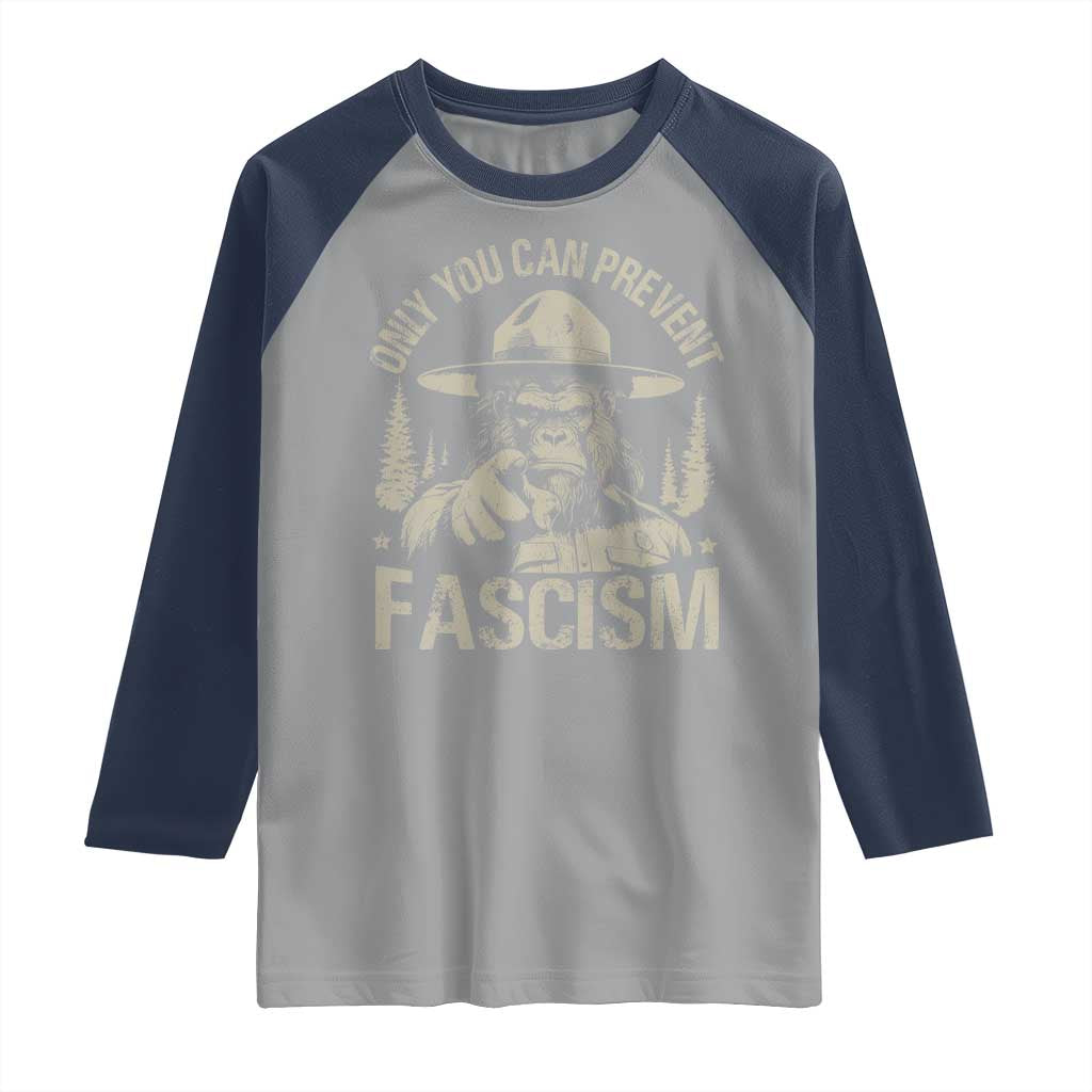 Save Our National Parks Bigfoot Raglan Shirt Vintage Forest TS11 Sport Gray Navy Print Your Wear