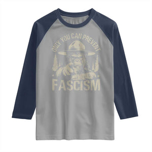 Save Our National Parks Bigfoot Raglan Shirt Vintage Forest TS11 Sport Gray Navy Print Your Wear