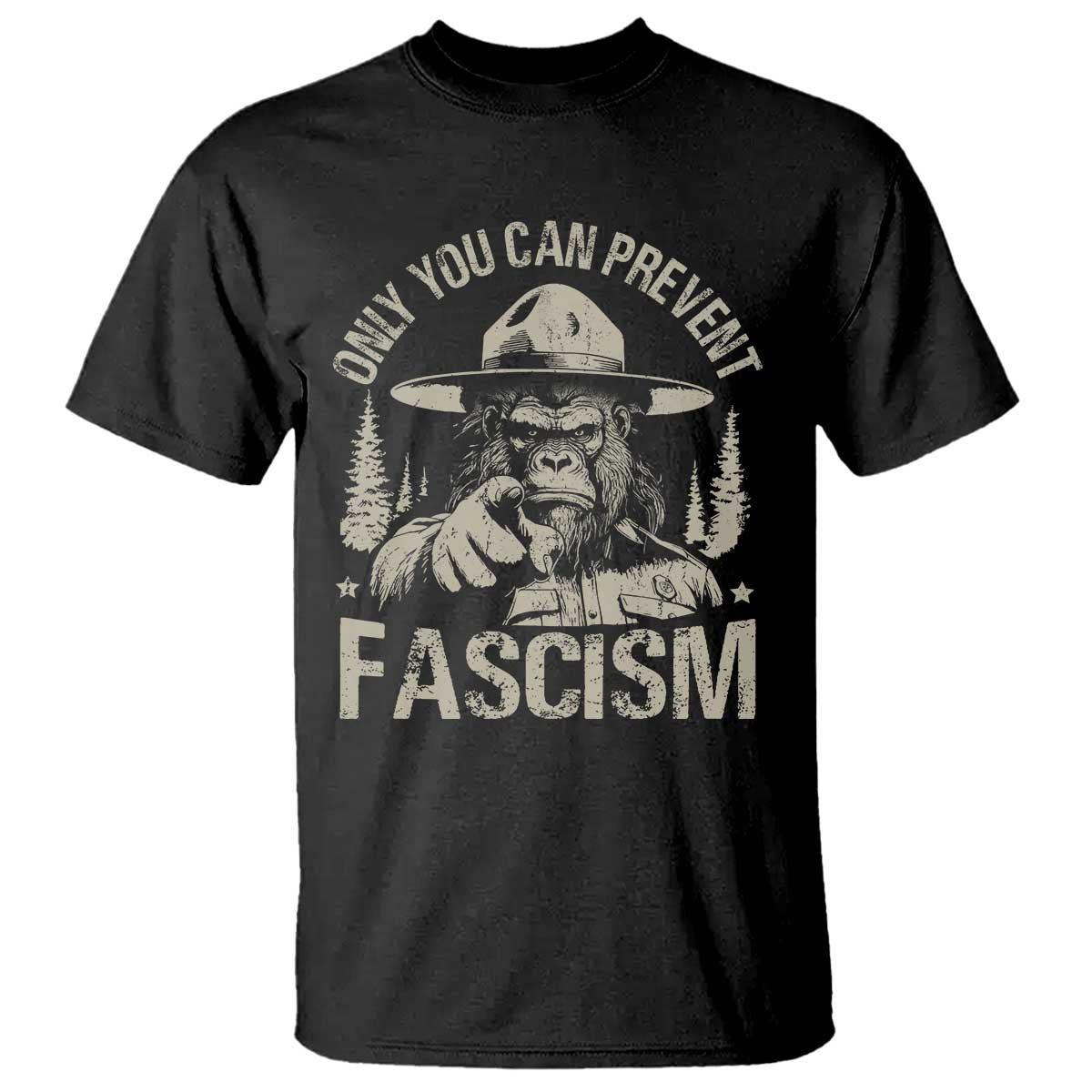 Save Our National Parks Bigfoot T Shirt Vintage Forest TS11 Black Print Your Wear