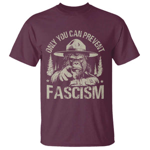 Save Our National Parks Bigfoot T Shirt Vintage Forest TS11 Maroon Print Your Wear