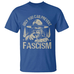 Save Our National Parks Bigfoot T Shirt Vintage Forest TS11 Royal Blue Print Your Wear