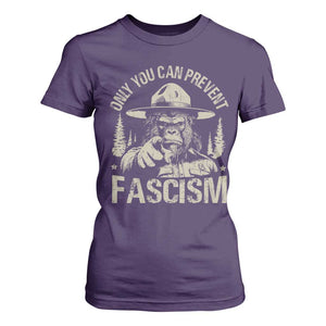 Save Our National Parks Bigfoot T Shirt For Women Vintage Forest TS11 Purple Print Your Wear