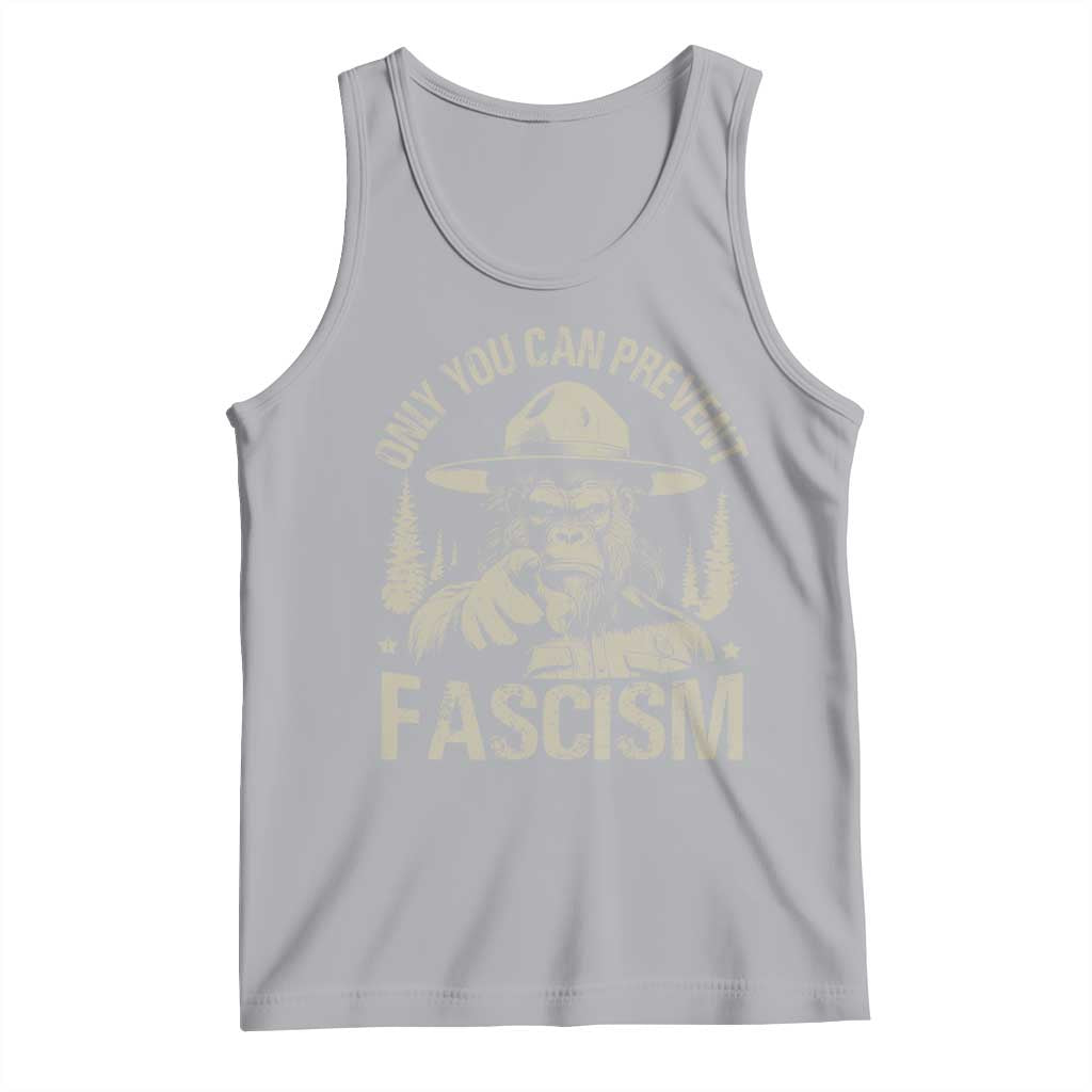 Save Our National Parks Bigfoot Tank Top Vintage Forest TS11 Athletic Heather Print Your Wear