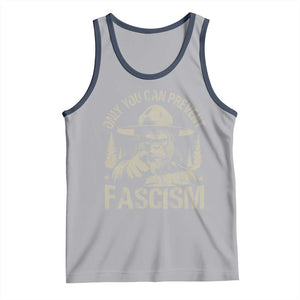 Save Our National Parks Bigfoot Tank Top Vintage Forest TS11 Athletic Heather Navy Print Your Wear