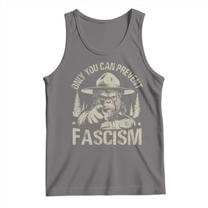 Save Our National Parks Bigfoot Tank Top Vintage Forest TS11 Deep Heather Print Your Wear