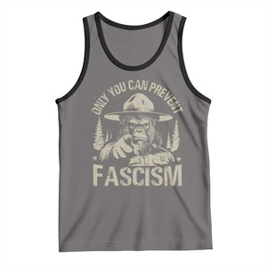 Save Our National Parks Bigfoot Tank Top Vintage Forest TS11 Deep Heather Black Print Your Wear
