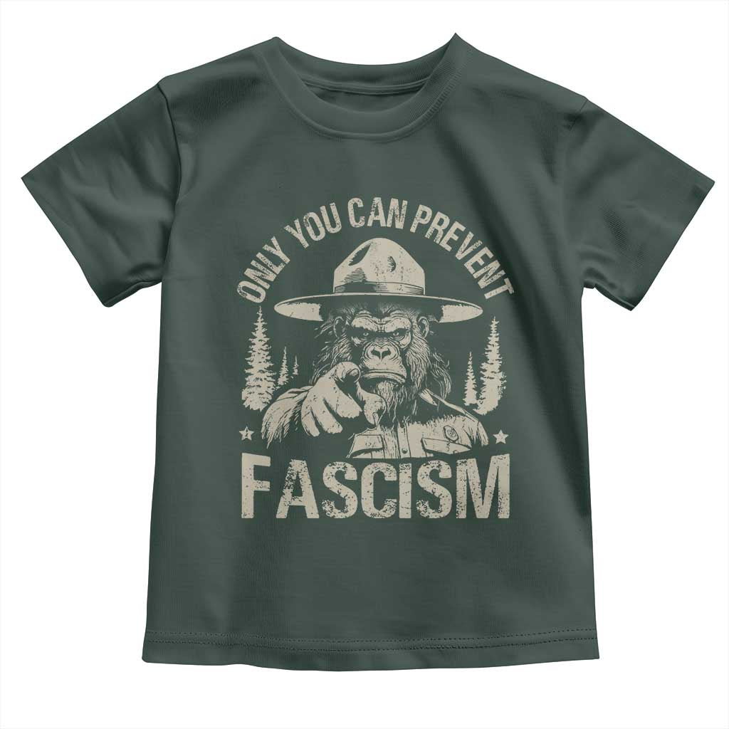 Save Our National Parks Bigfoot Toddler T Shirt Vintage Forest TS11 Dark Forest Green Print Your Wear
