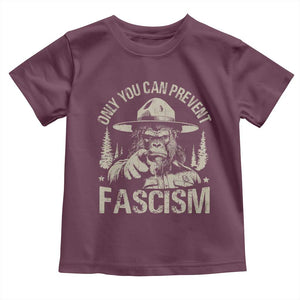 Save Our National Parks Bigfoot Toddler T Shirt Vintage Forest TS11 Maroon Print Your Wear