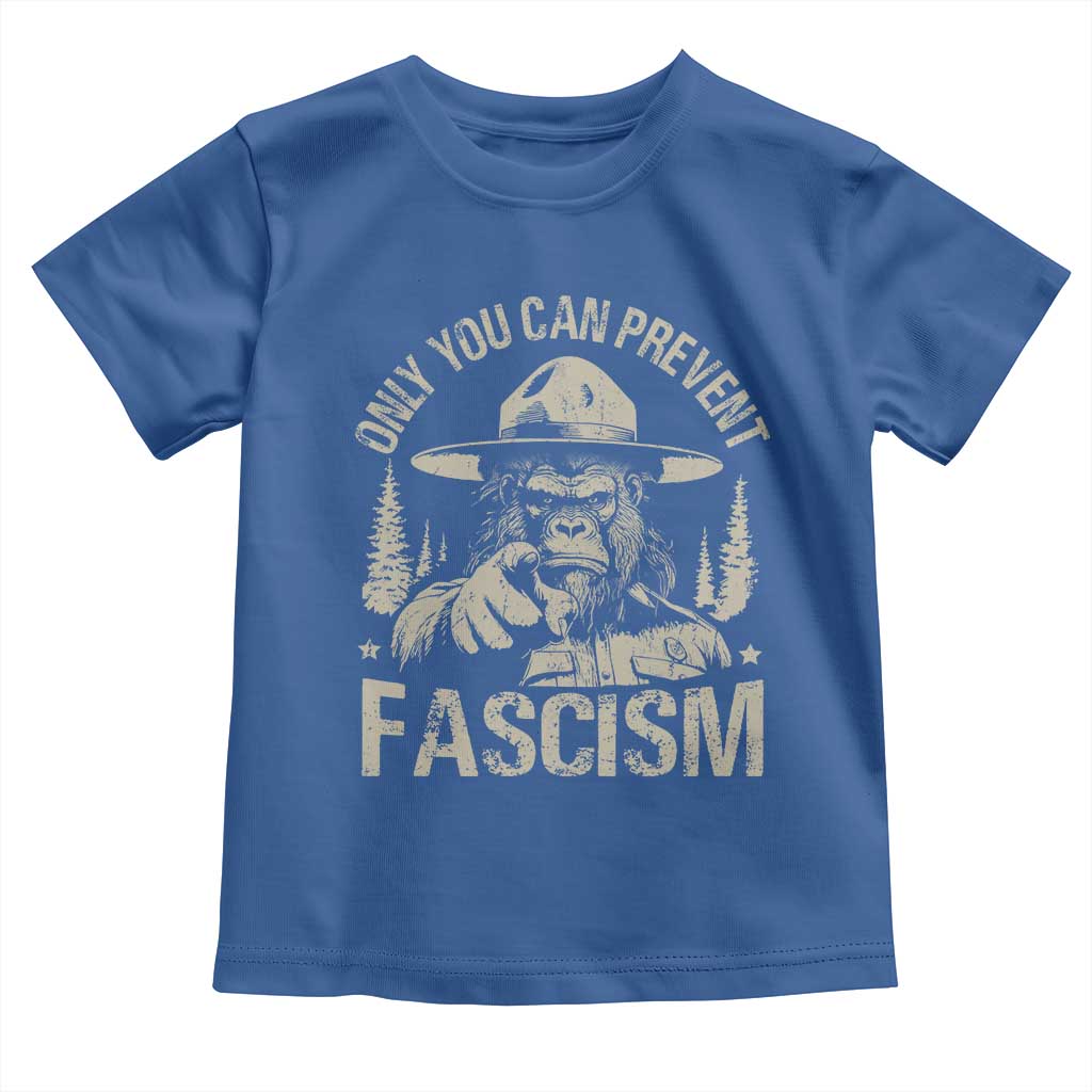 Save Our National Parks Bigfoot Toddler T Shirt Vintage Forest TS11 Royal Blue Print Your Wear