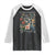 In The Waiting God Is Working Raglan Shirt Religious Christian Bible Verse Flower TS11 Black White Print Your Wear