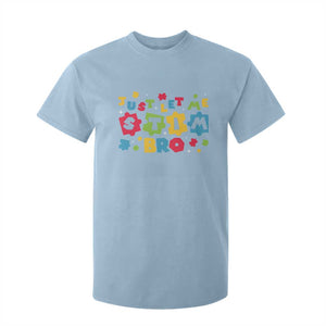 Funny Just Let Me Stim Bro T Shirt For Kid Autism Awareness Puzzle TS11 Light Blue Print Your Wear