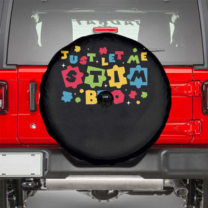Funny Just Let Me Stim Bro Spare Tire Cover Autism Awareness Puzzle TS11 Black Print Your Wear