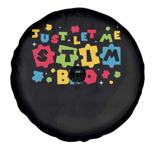 Funny Just Let Me Stim Bro Spare Tire Cover Autism Awareness Puzzle TS11 Print Your Wear