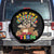 Funny Autism Awareness Spare Tire Cover Be In Awe Of My 'Tism Autistic Raccoon Opossum Skunk TS11 No hole Black Print Your Wear