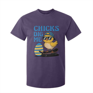 Funny Easter Day Chicks Dig Me T Shirt For Kid Cool Chicken TS11 Purple Print Your Wear