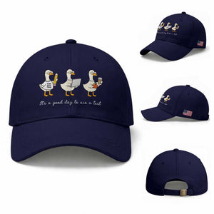 Silly Goose Test Day Baseball Cap It's A Good Day To Ace A Test Teacher Students TS11 Baseball Cap Universal Fit Dark Blue Print Your Wear