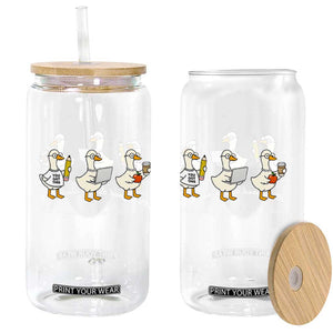 Silly Goose Test Day Glass Can It's A Good Day To Ace A Test Teacher Students TS11 Print Your Wear