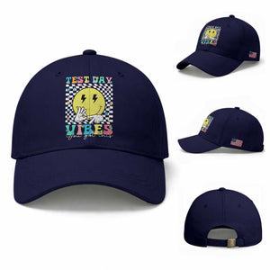 Test Day 67 Meme Baseball Cap You Got This Testing Teacher Retro Grooves TS11 Baseball Cap Universal Fit Dark Blue Print Your Wear