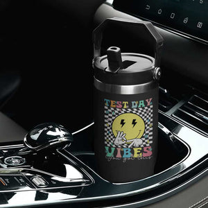 Test Day 67 Meme Flip Straw Tumbler You Got This Testing Teacher Retro Grooves TS11 Print Your Wear