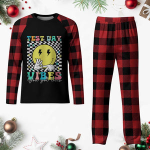 Test Day 67 Meme Plaid Pajama Set You Got This Testing Teacher Retro Grooves TS11 Buffalo Plaid Print Your Wear