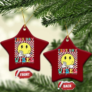 Test Day 67 Meme Ceramic Ornament You Got This Testing Teacher Retro Grooves TS11 Print Your Wear