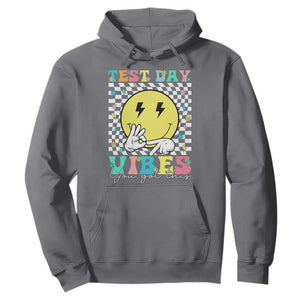 Test Day 67 Meme Hoodie You Got This Testing Teacher Retro Grooves TS11 Charcoal Print Your Wear