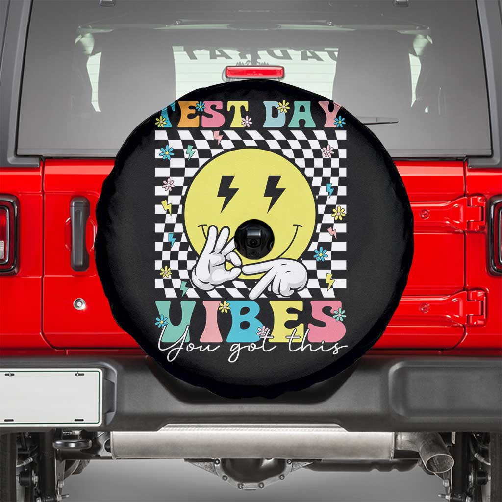 Test Day 67 Meme Spare Tire Cover You Got This Testing Teacher Retro Grooves TS11 Black Print Your Wear