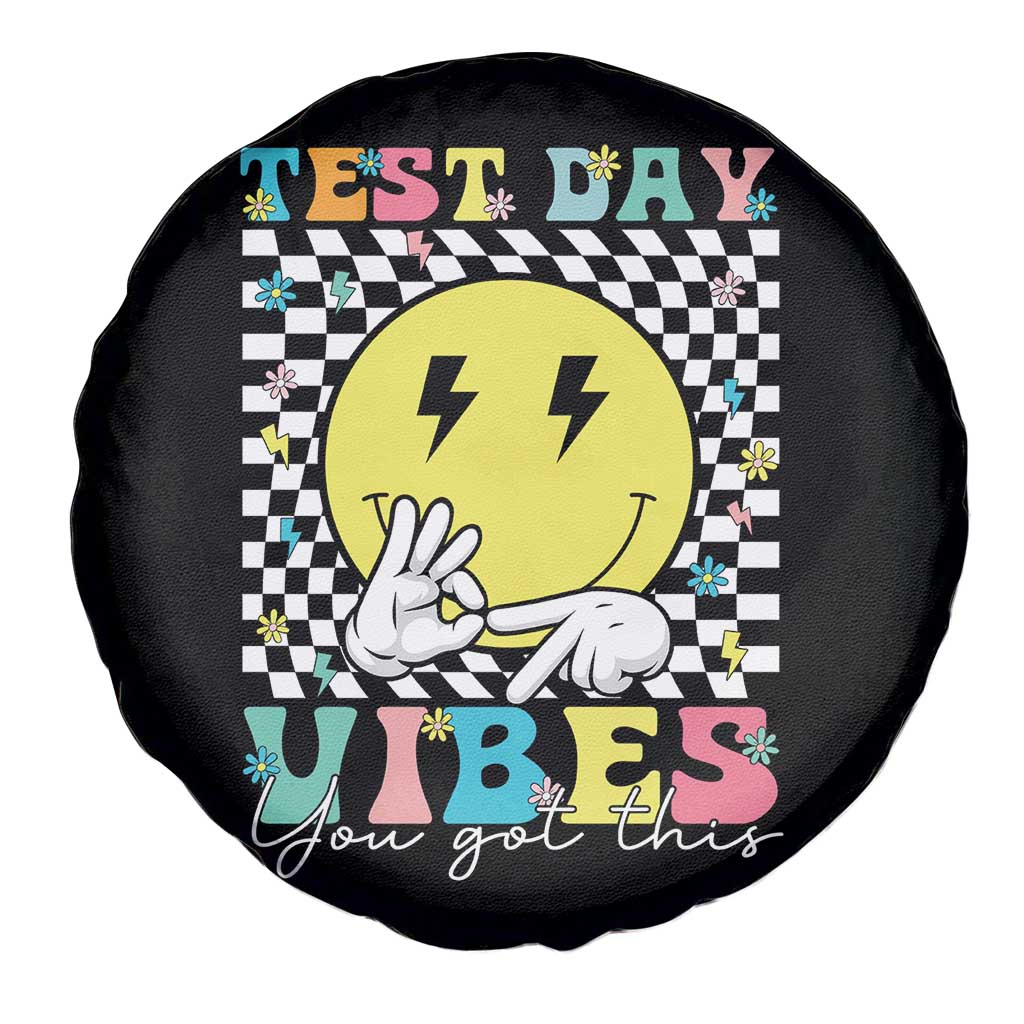 Test Day 67 Meme Spare Tire Cover You Got This Testing Teacher Retro Grooves TS11 Print Your Wear