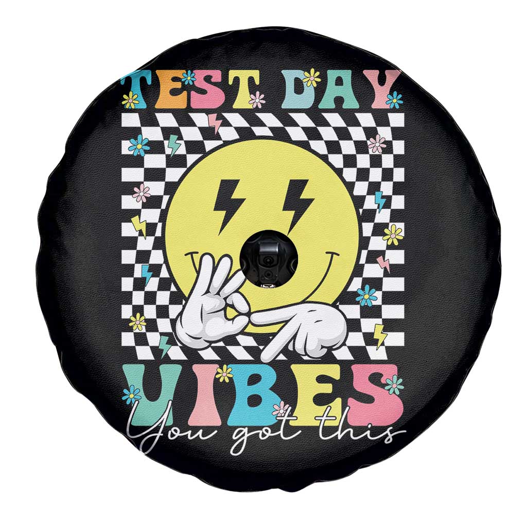 Test Day 67 Meme Spare Tire Cover You Got This Testing Teacher Retro Grooves TS11 Print Your Wear