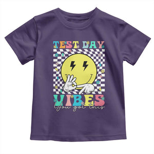 Test Day 67 Meme Toddler T Shirt You Got This Testing Teacher Retro Grooves TS11 Purple Print Your Wear