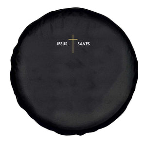 Jesus Saves Spare Tire Cover Cross Subtle Christian Minimal Religious Faith