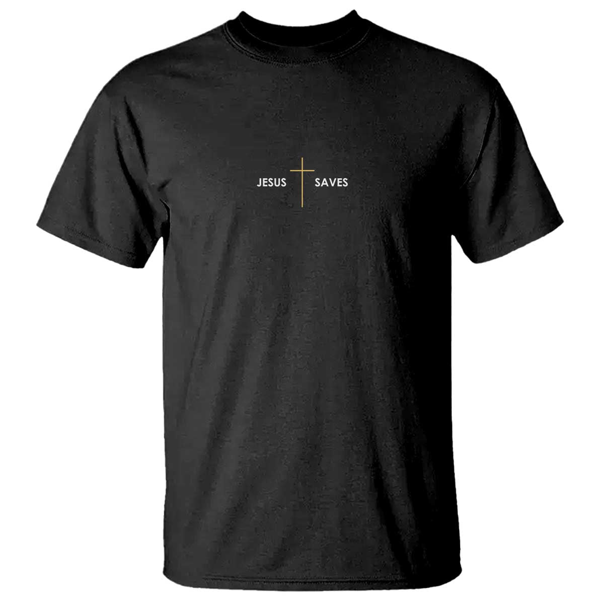 Jesus Saves T Shirt Cross Subtle Christian Minimal Religious Faith TS11 Black Print Your Wear