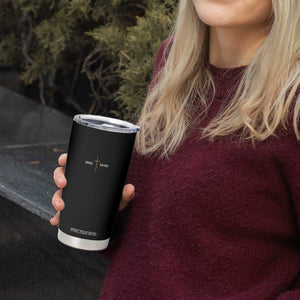 Jesus Saves Tumbler Cup Cross Subtle Christian Minimal Religious Faith