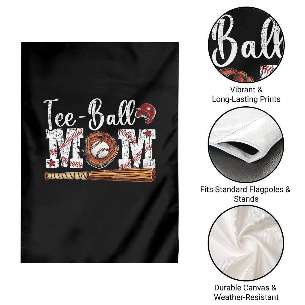 Baseball Mom Garden Flag Tee Ball Mama Funny Mother's Day TS11 Print Your Wear