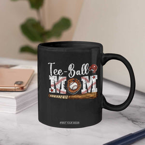 Baseball Mom Coffee Mug Tee Ball Mama Funny Mother's Day TS11 Print Your Wear