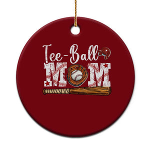 Baseball Mom Ceramic Ornament Tee Ball Mama Funny Mother's Day TS11 1pc Red Print Your Wear