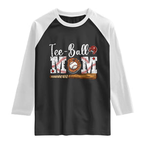Baseball Mom Raglan Shirt Tee Ball Mama Funny Mother's Day TS11 Black White Print Your Wear