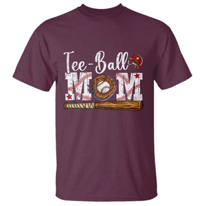 Baseball Mom T Shirt Tee Ball Mama Funny Mother's Day TS11 Maroon Print Your Wear