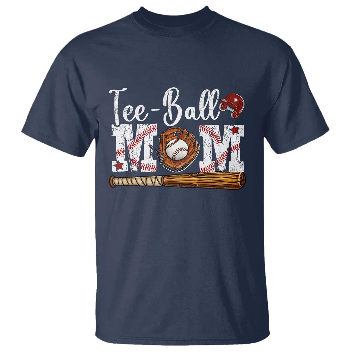 Baseball Mom T Shirt Tee Ball Mama Funny Mother's Day TS11 Navy Print Your Wear