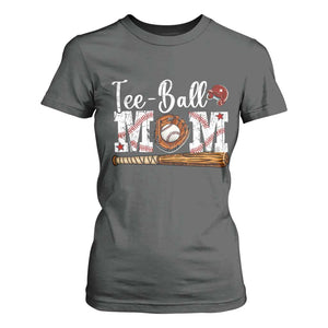 Baseball Mom T Shirt For Women Tee Ball Mama Funny Mother's Day TS11 Dark Heather Print Your Wear