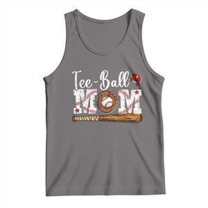 Baseball Mom Tank Top Tee Ball Mama Funny Mother's Day TS11 Deep Heather Print Your Wear