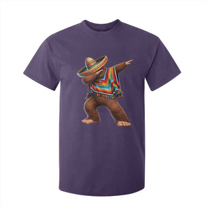 Mexican Bigfoot Dabbing Cinco de Mayo Funny Fiesta T Shirt For Kid TS11 Purple Print Your Wear