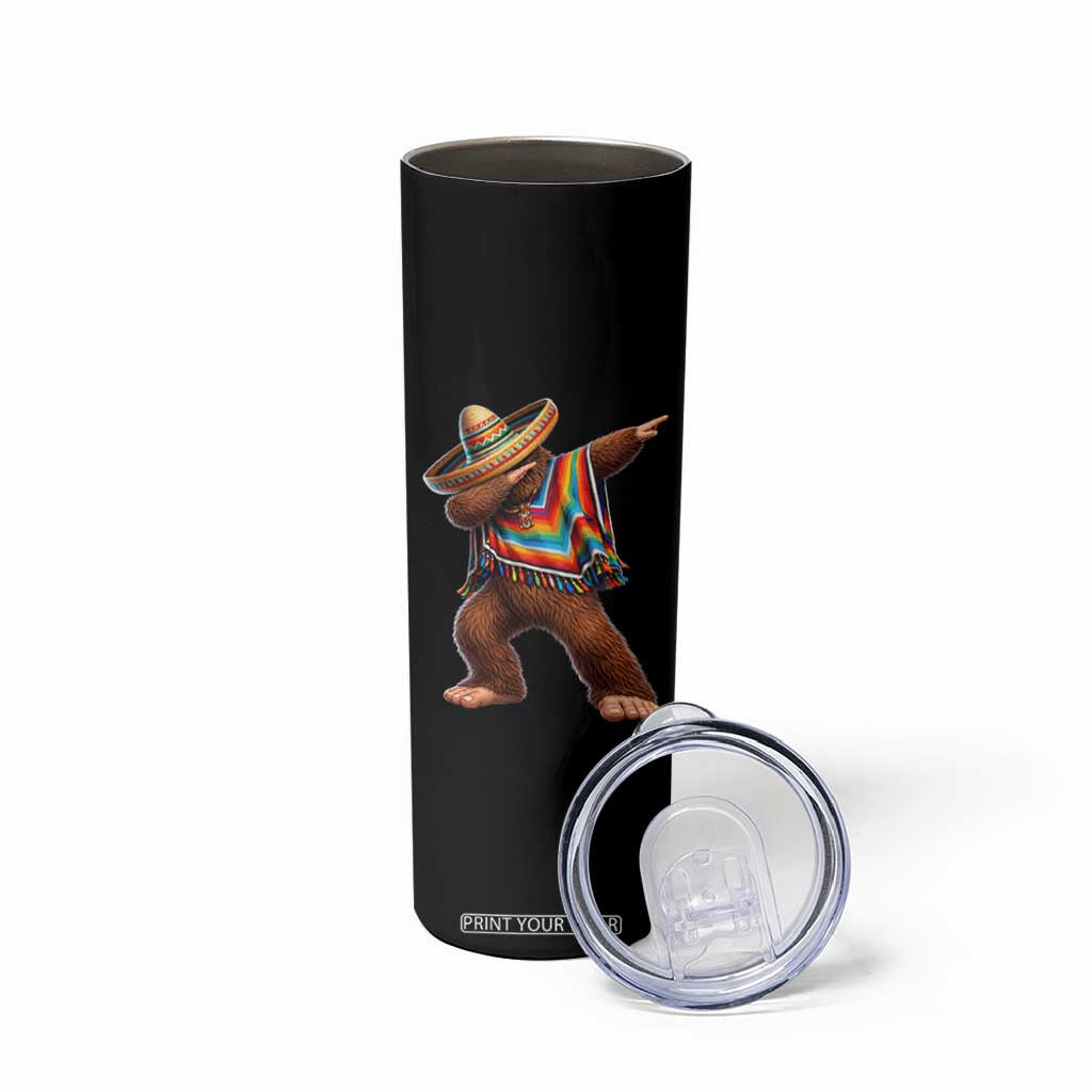 Mexican Bigfoot Dabbing Cinco de Mayo Funny Fiesta Skinny Tumbler TS11 Print Your Wear